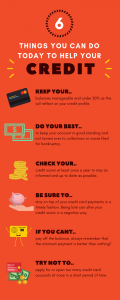 Things you can do today to help your credit